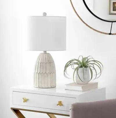 Robyn Table Lamp - Weathered White