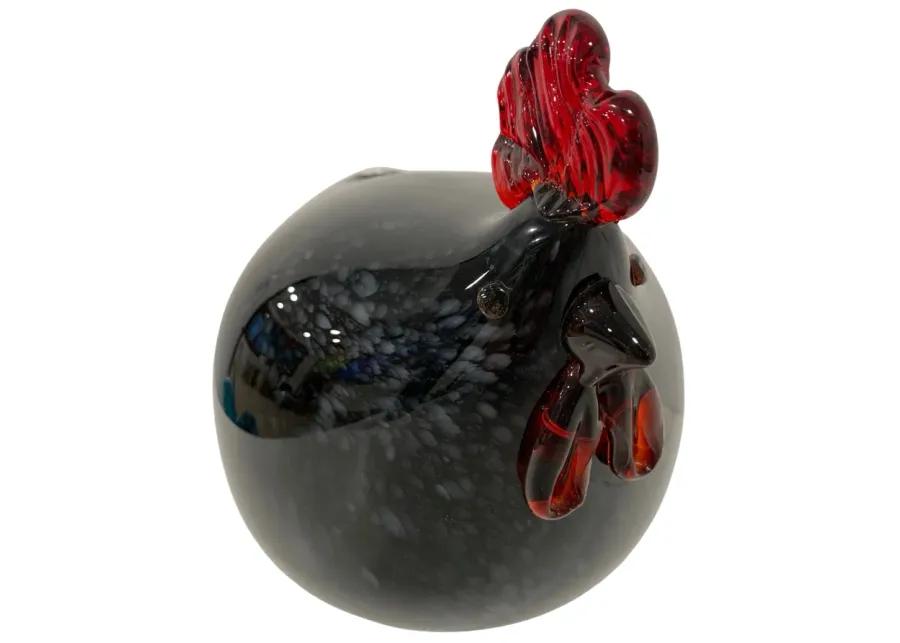 Hand-Blown Glass Chicken - Eat Drink Home - Brown