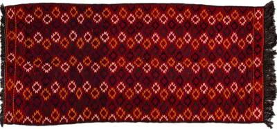 Kilim Handmade Red Wool Runner - Apadana