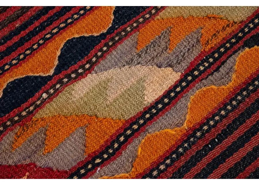 Red Kilim Handmade Wool Rug - Apadana - Red