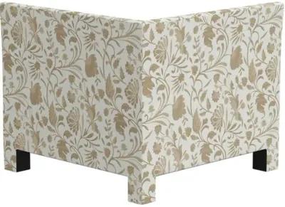 Bryn Vine Floral Corner Chair - Beige