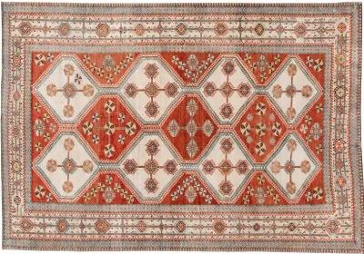 Antique Afshar RedWool Rug - Apadana - red