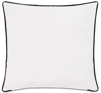 Willa Outdoor 20x20 Pillow - White/Black