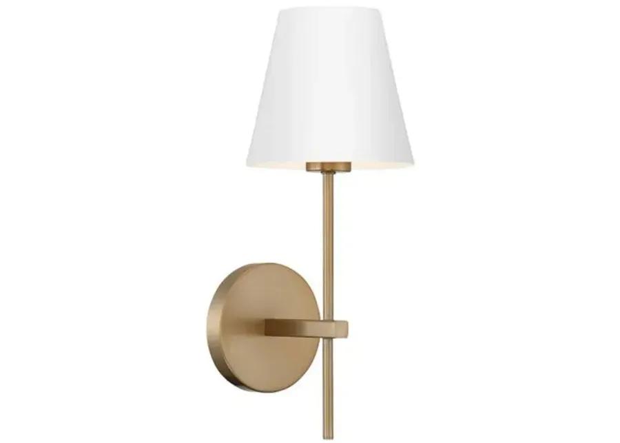 Xavier 1-Light Wall Mount - Vibrant Gold - Crystorama