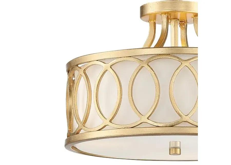 Graham 3-Light Ceiling Mount - Antique Gold - Crystorama