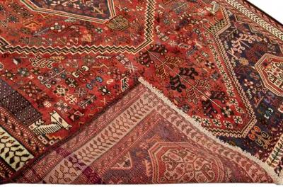 Heriz Red Persian Wool Rug - Apadana - Red