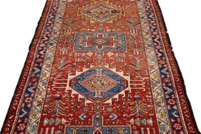 Heriz Red Persian Wool Runner - Apadana