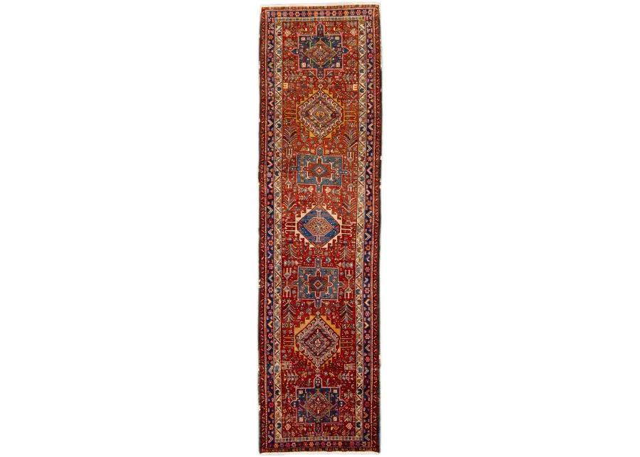 Heriz Red Persian Wool Runner - Apadana