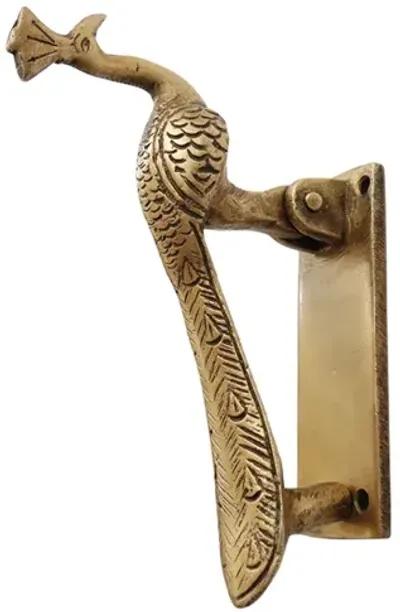 Brass Peacock Door Knocker - Interesting Things - Gold