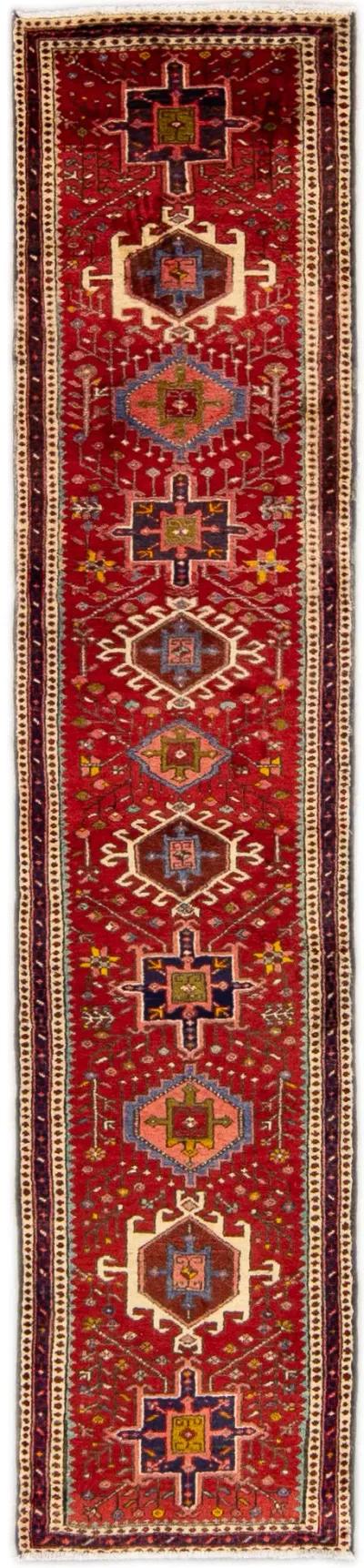 Red Heriz Persian Wool Rug - Apadana - Red