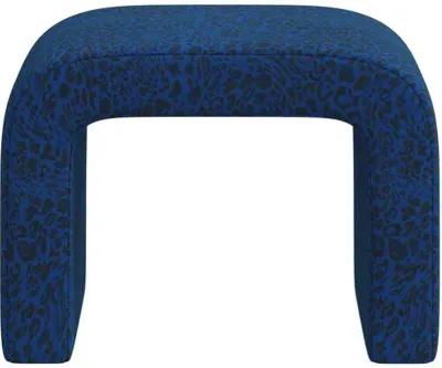 Celia Waterfall Pounce Ottoman - Blue