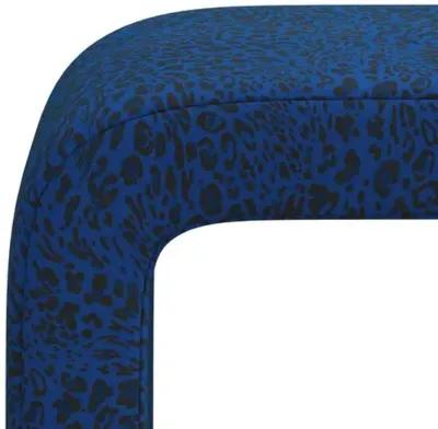 Celia Waterfall Pounce Ottoman - Blue