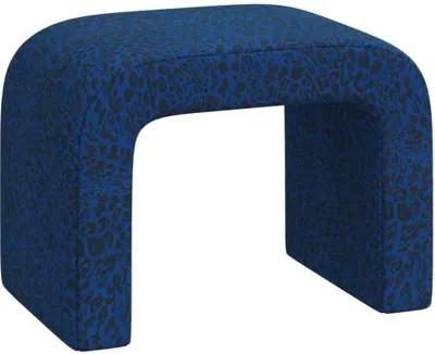 Celia Waterfall Pounce Ottoman - Blue