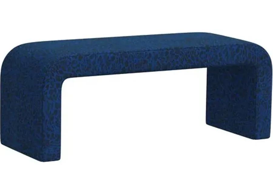 Celia Waterfall Pounce Bench - Blue