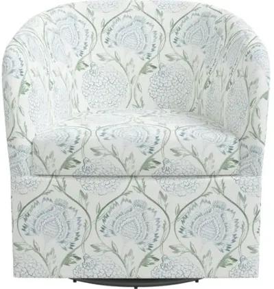 Zara Swivel Chair - Ranjit Floral