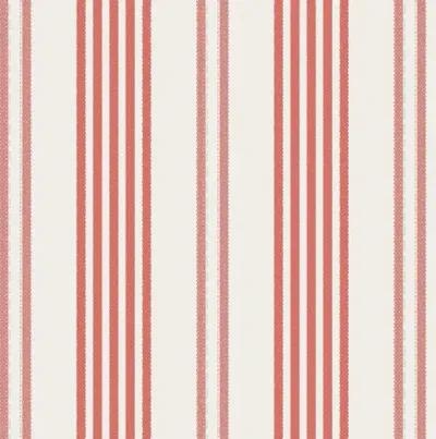 Emma Ticking Stripe Room Screen - Red