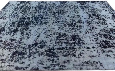 Blue Vintage Distressed Wool Rug - Apadana - Blue