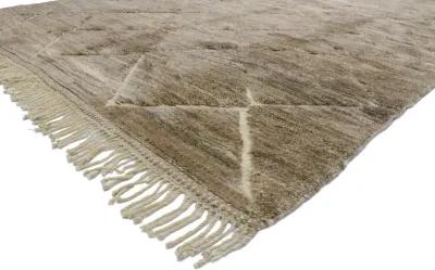 Berber Moroccan Rug - 8'06 x 11'05 - Esmaili Rugs & Antiques - Beige - Beige