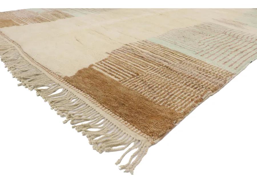 Berber Moroccan Rug - 6'10 x 10'00 - Esmaili Rugs & Antiques - Beige - Beige