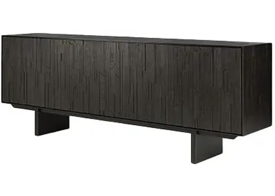 Teak Mosaic Sideboard - Black - Ethnicraft - Handcrafted