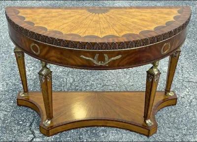 Maitland Smith Empire Style Console - Vermilion Designs - Brown