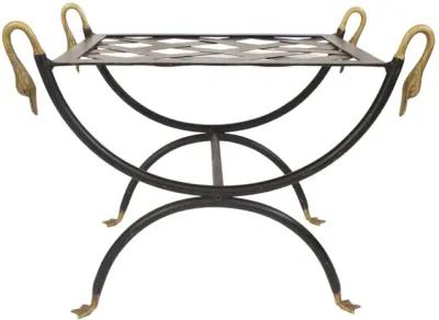 Hollywood Regency Swan Bench - G3Q Designs - Gold