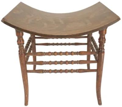 Early 20th C. Bentwood Stool - G3Q Designs - Brown