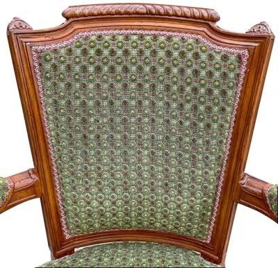 Brunschwig et Fils Epingle Fauteuil - Vermilion Designs - Brown