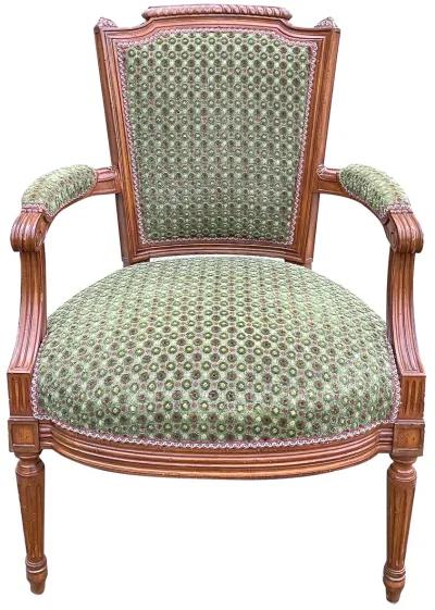 Brunschwig et Fils Epingle Fauteuil - Vermilion Designs - Brown