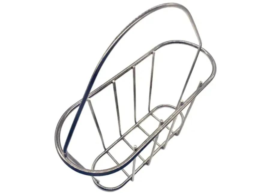 1960s Brass Magazine Rack - Pilar Collection - Gold