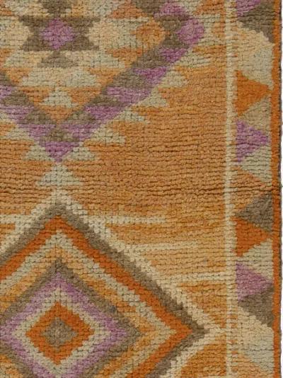 Turkish Oushak Runner 2'8"x11'7" - Orange