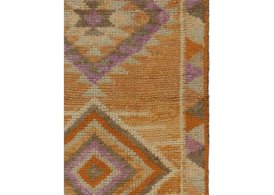 Turkish Oushak Runner 2'8"x11'7" - Orange