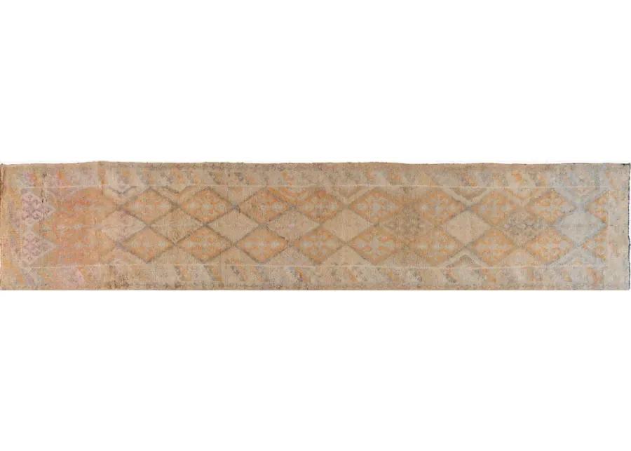 Turkish Oushak Runner 2'9"x14' - Orange