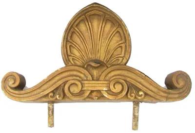 French Terracotta Architectural Element - Chez Vous - Gold