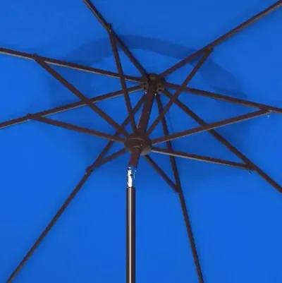 Roma Fringe Outdoor Patio Umbrella - Pacific Blue