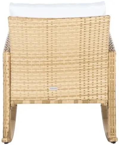 Aurora Outdoor Rocking Chair - Natural/White