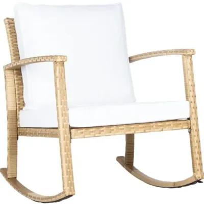 Aurora Outdoor Rocking Chair - Natural/White