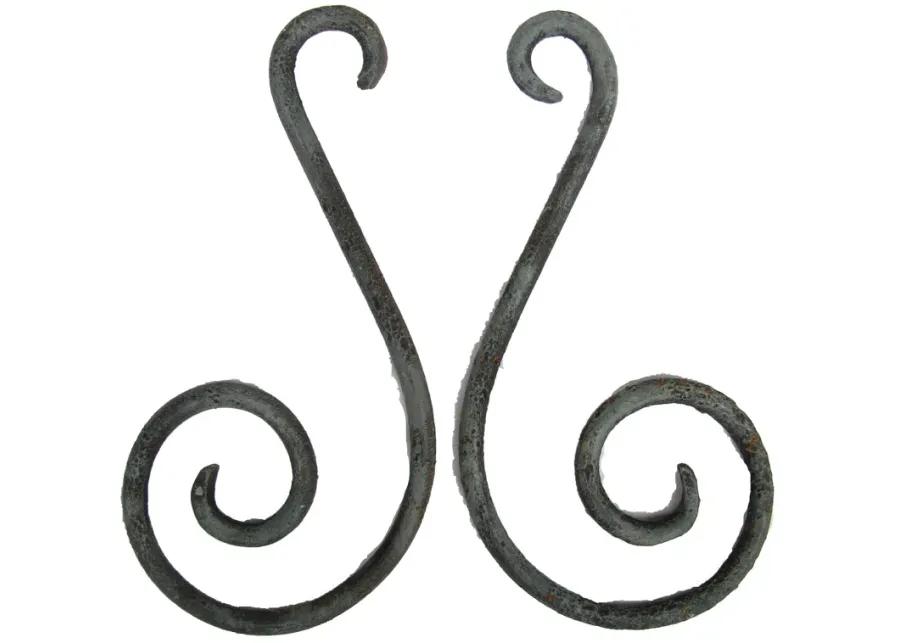 Iron Architectural Elements - Set of 2 - Chez Vous - black