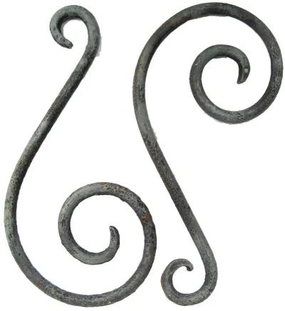 Iron Architectural Elements - Set of 2 - Chez Vous - black