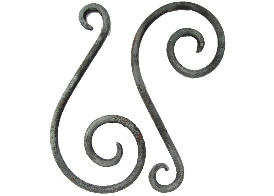 Iron Architectural Elements - Set of 2 - Chez Vous - black