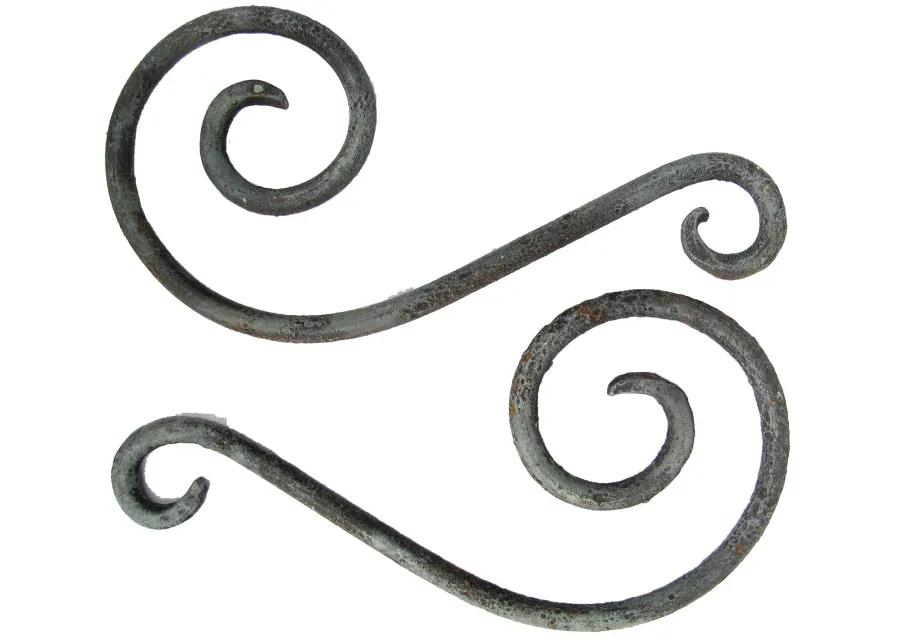 Iron Architectural Elements - Set of 2 - Chez Vous - black