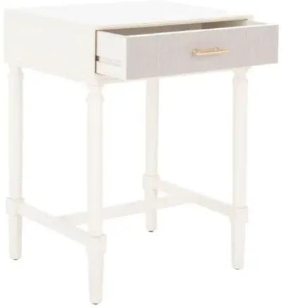 Lincoln 1-Drawer Accent Table - White - 26Hx19Wx15.8D