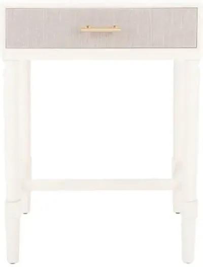 Lincoln 1-Drawer Accent Table - White - 26Hx19Wx15.8D