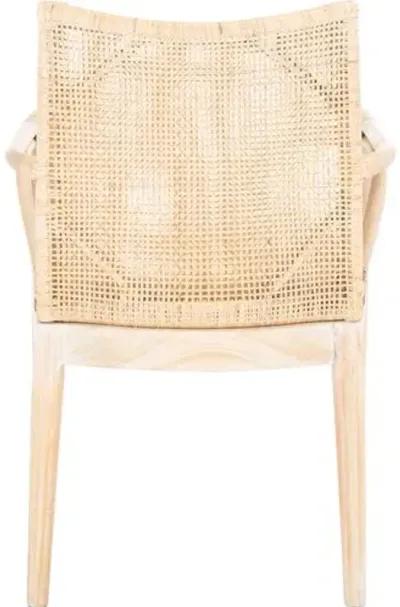 Maria Rattan Armchair - Natural Whitewash