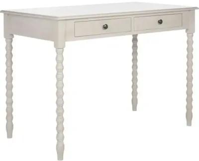 Evelina 2-Drawer Desk - Taupe - Beige