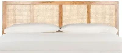 Addison Cane Headboard - Natural - Brown