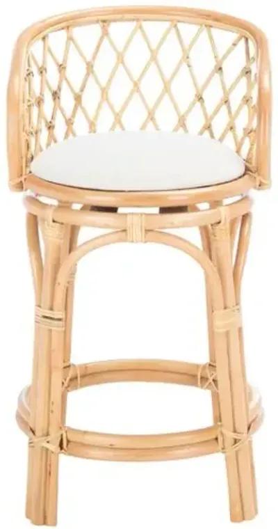 Antonio Rattan Counter Stool - Natural