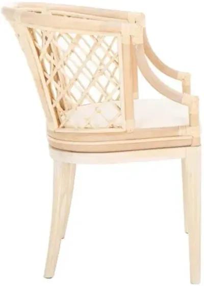 Nala Rattan Armchair - Natural Whitewash