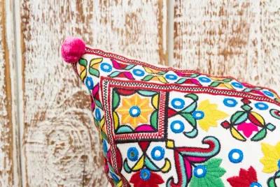 Bohemian Colorful Throw Pillow - de-cor