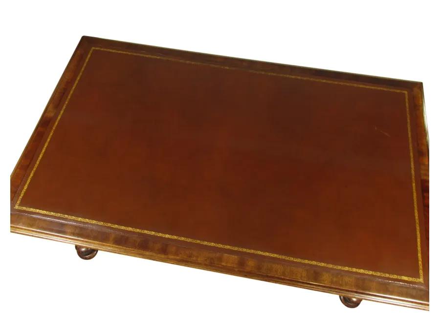 Regency Style Mahogany Writing Table - The Barn at 17 Antiques - Brown